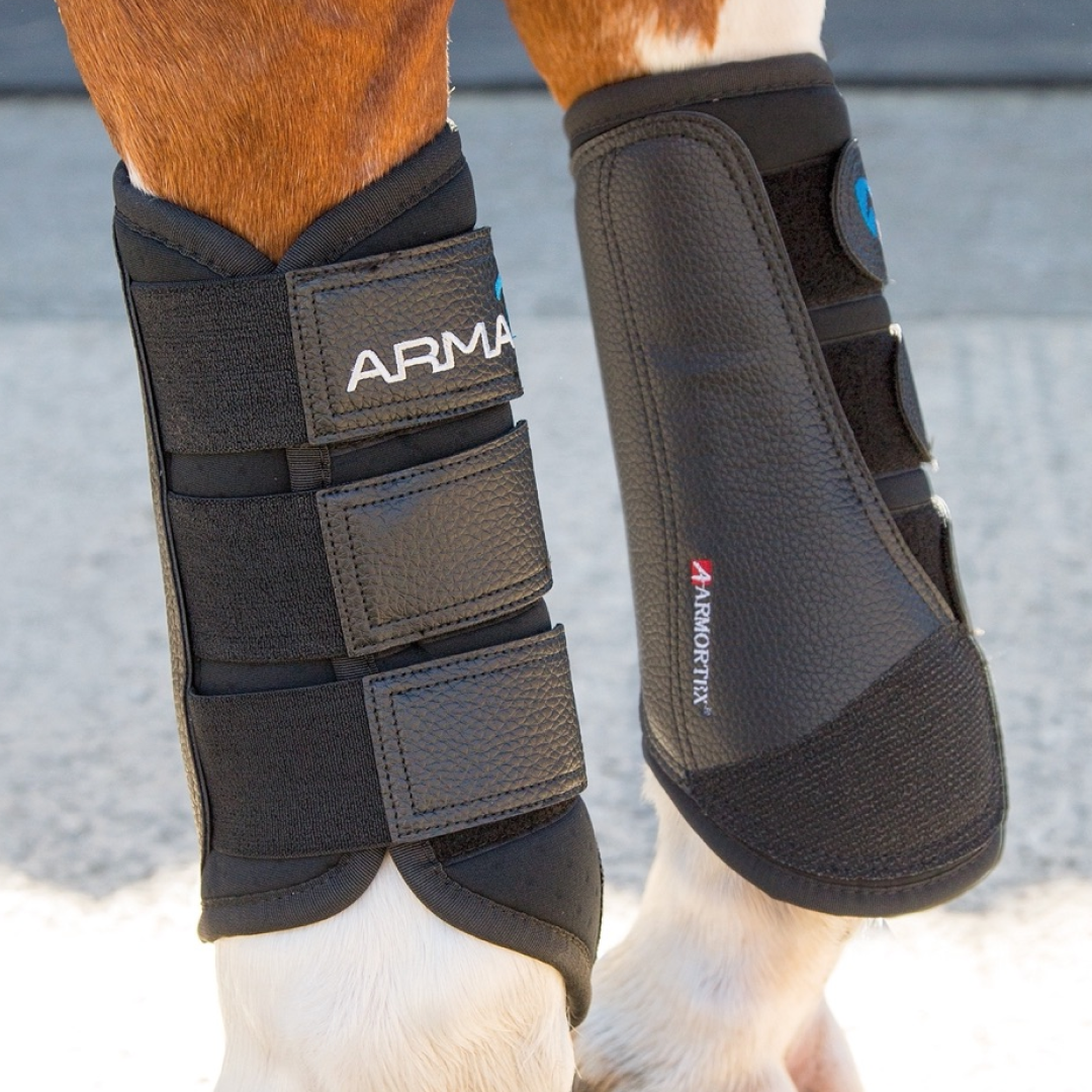 Shires ARMA Brushing Boots #colour_black