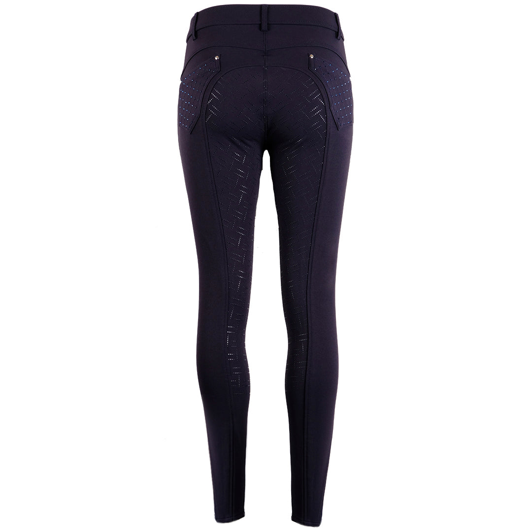 Pantalon d'équitation Montar Alva Full Grip avec détails en cristal