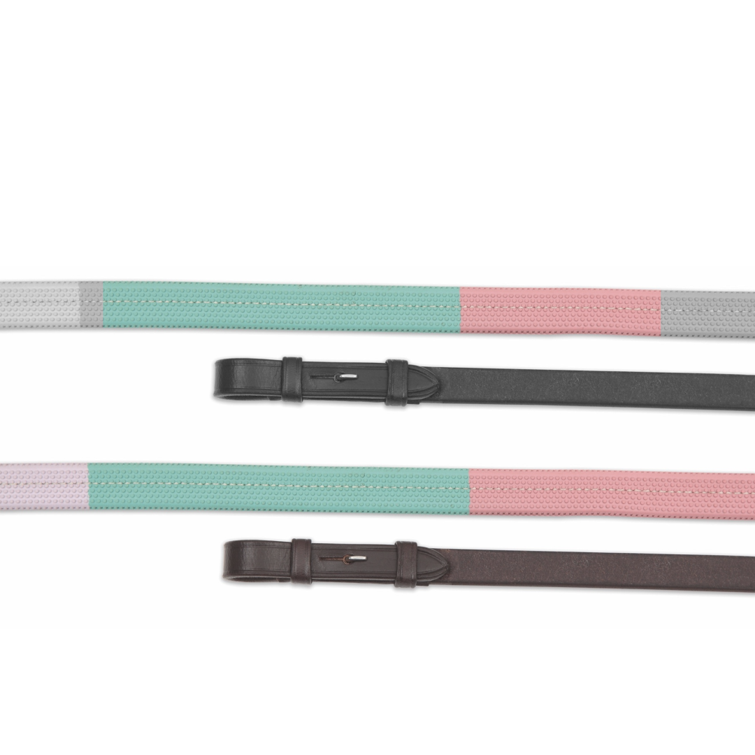 Rênes d'entraînement Shires Velociti GARA Rubber Grip