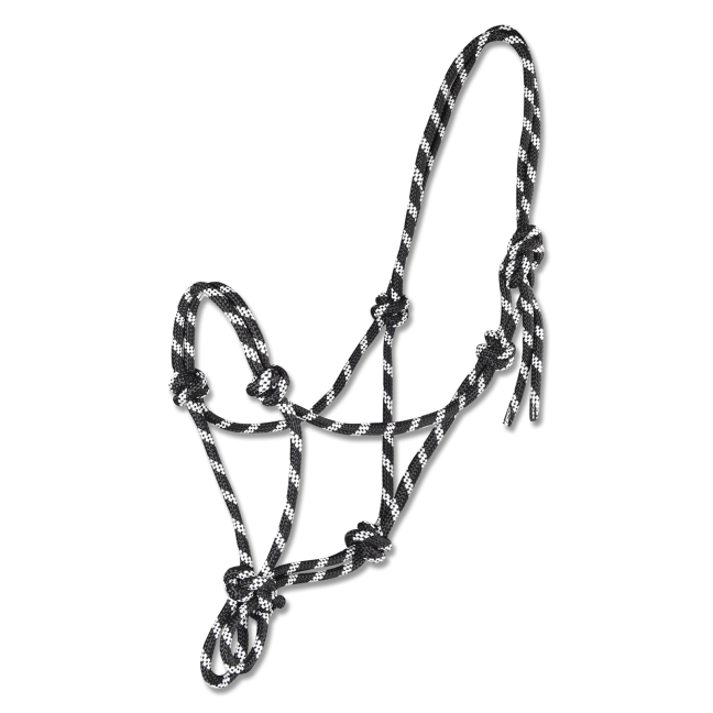 Waldhausen Knotted Halter #colour_black-white