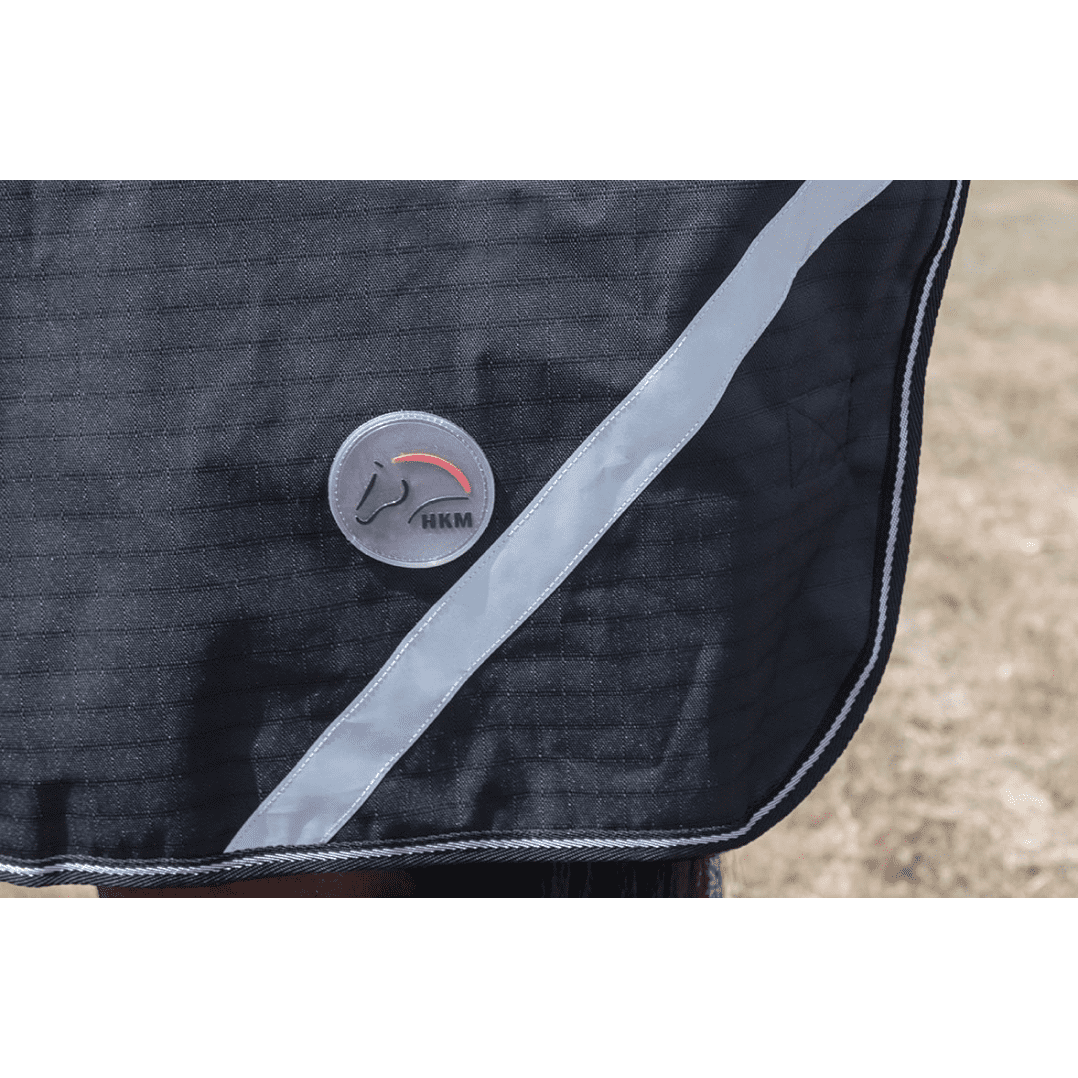 HKM Innsbruck fleece Lining Highneck Rug 1200D #colour_black