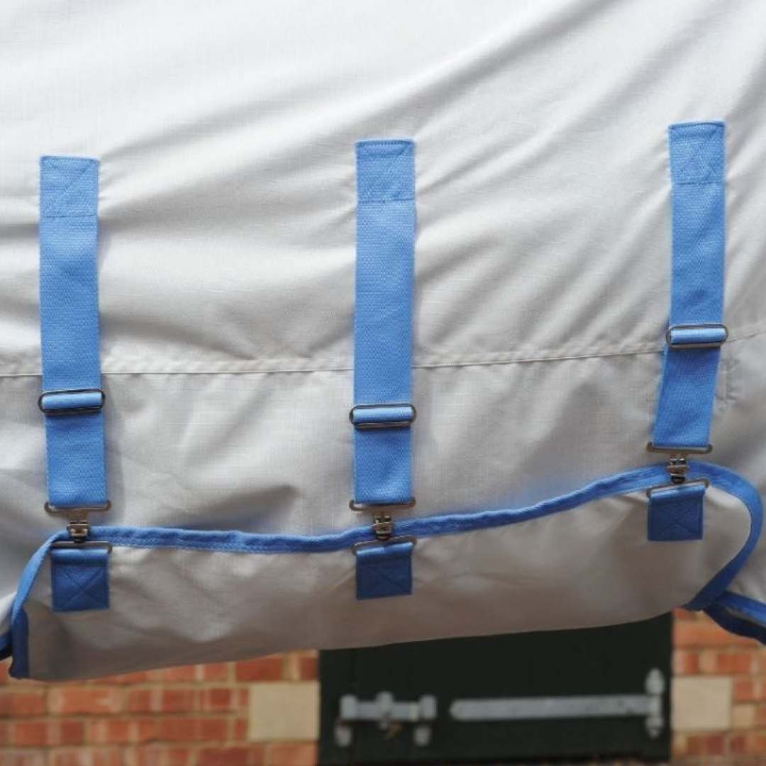 Weatherbeeta Sweet Itch Shield Combo Neck #colour_white-blue