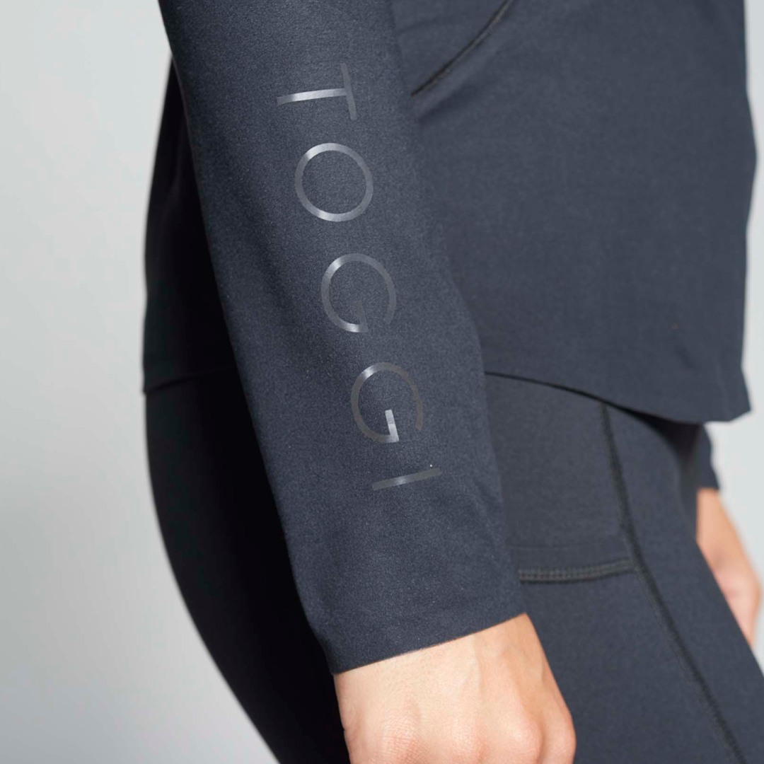 Toggi Reflector Women's Technical Base Top #colour_jet-black