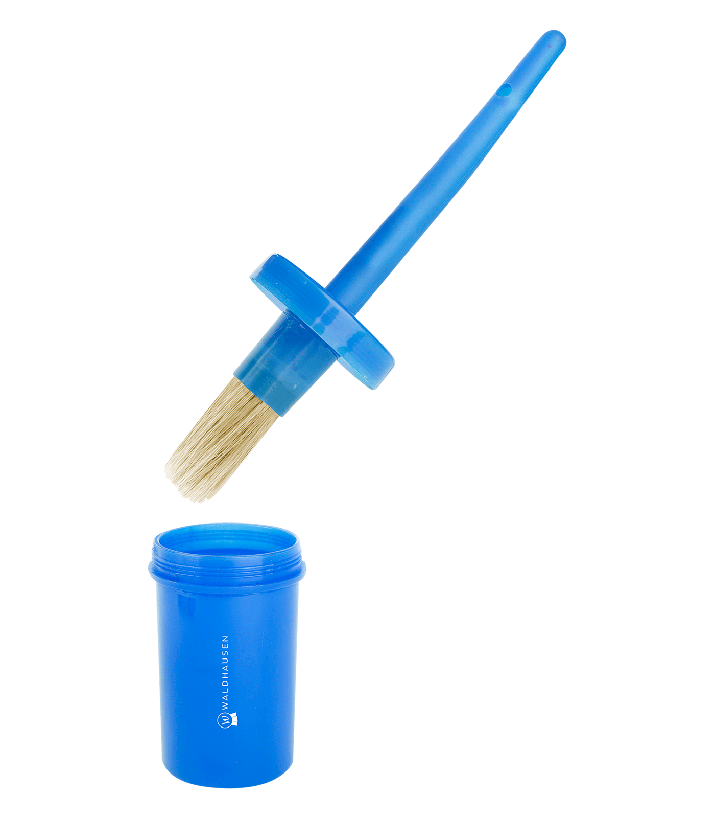 Mackey Hoof Brush And Bottle #colour_azure-blue