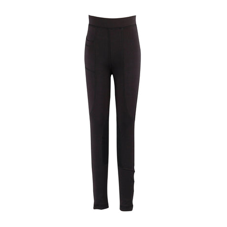Dublin Performance Flex Knee Patch Childs Riding Tights #colour_black