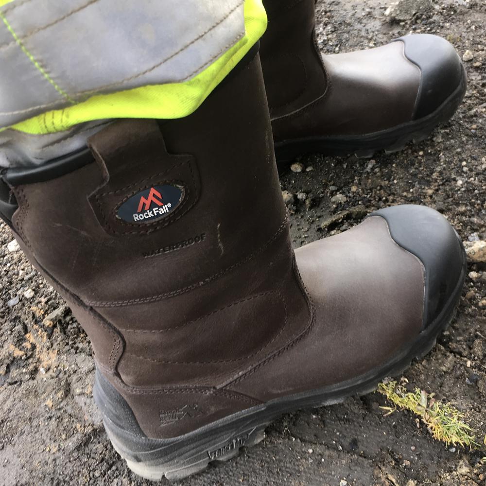 Botte de sécurité imperméable Rock Fall Texas
