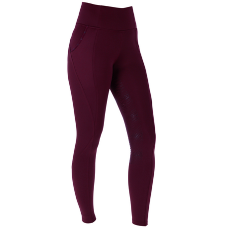 Covalliero Ladies Riding Tights #colour_aubergine