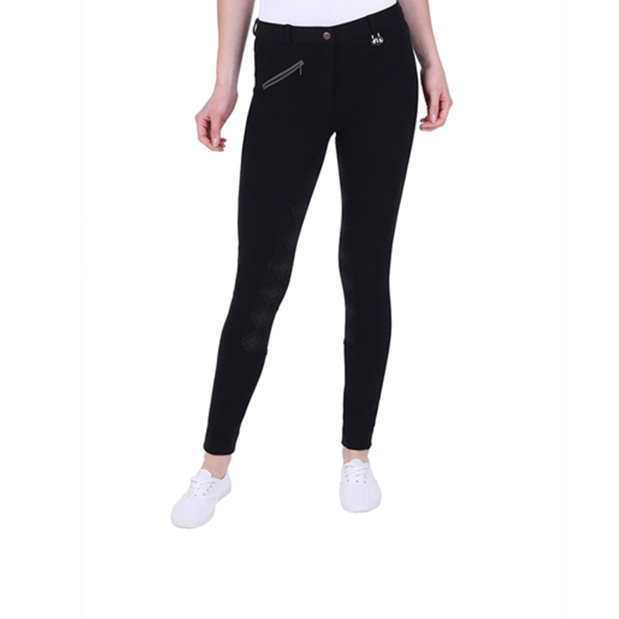 Jodhpurs à fond intégral en silicone bicolore GS Equestrian Carol pour femme