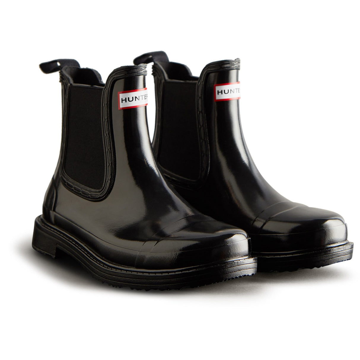 Bottes Chelsea Hunter Commando brillantes pour femmes
