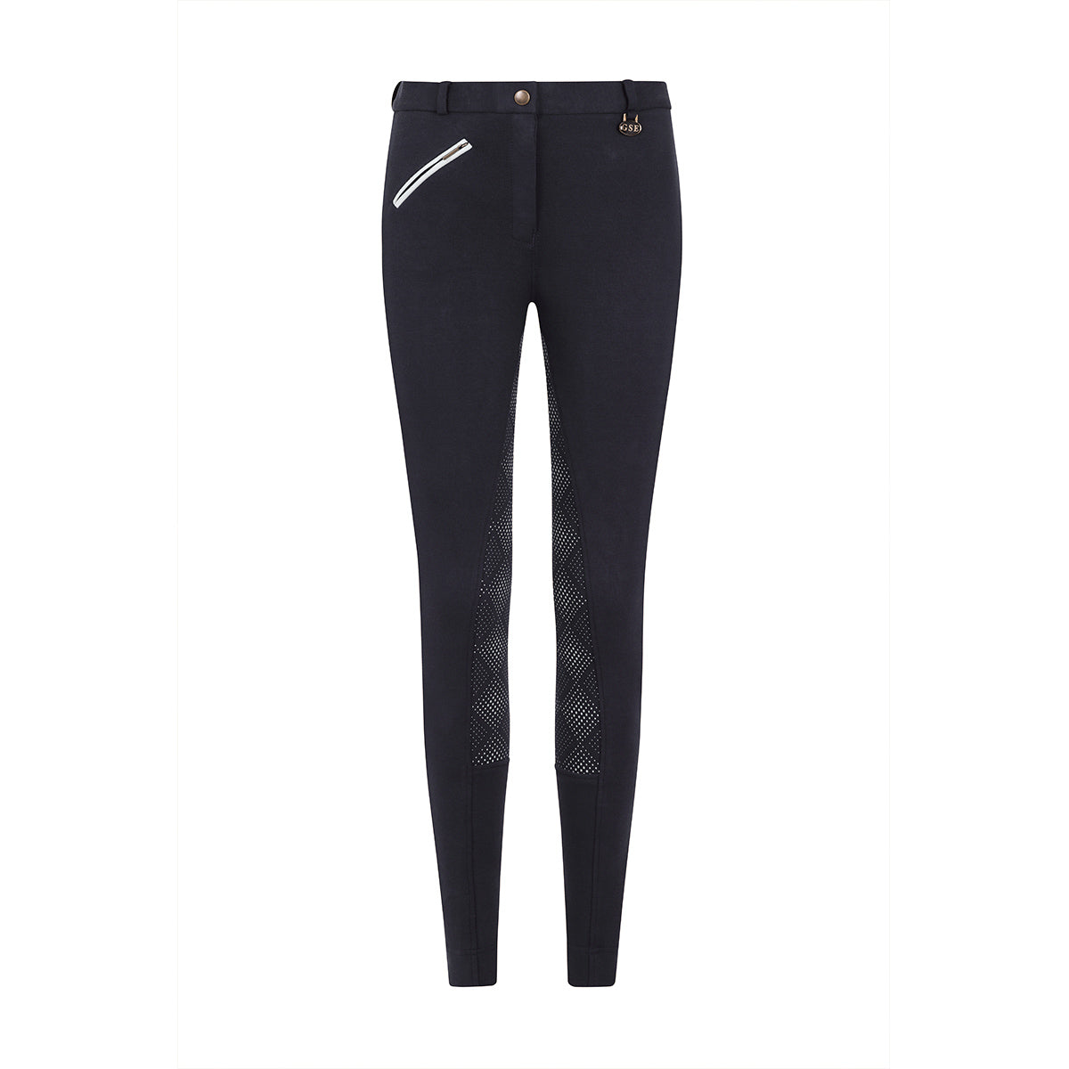 Jodhpurs à fond intégral en silicone bicolore GS Equestrian Carol pour femme
