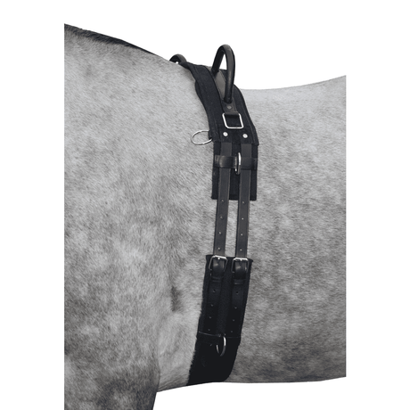 HKM Canvas Lunge Roller With Handle #colour_black