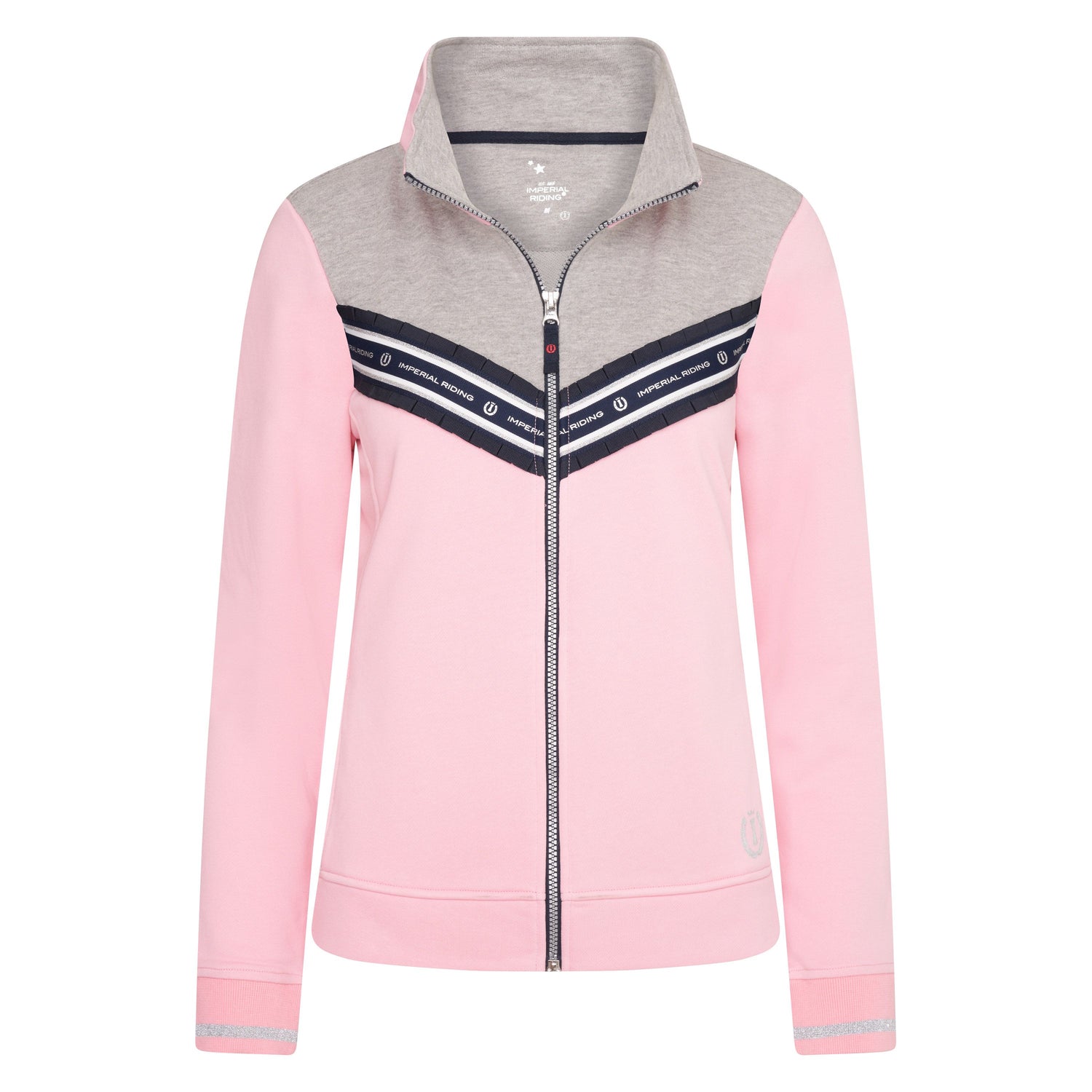 Imperial Riding Lovely Sweat Cardigan #colour_powder-pink