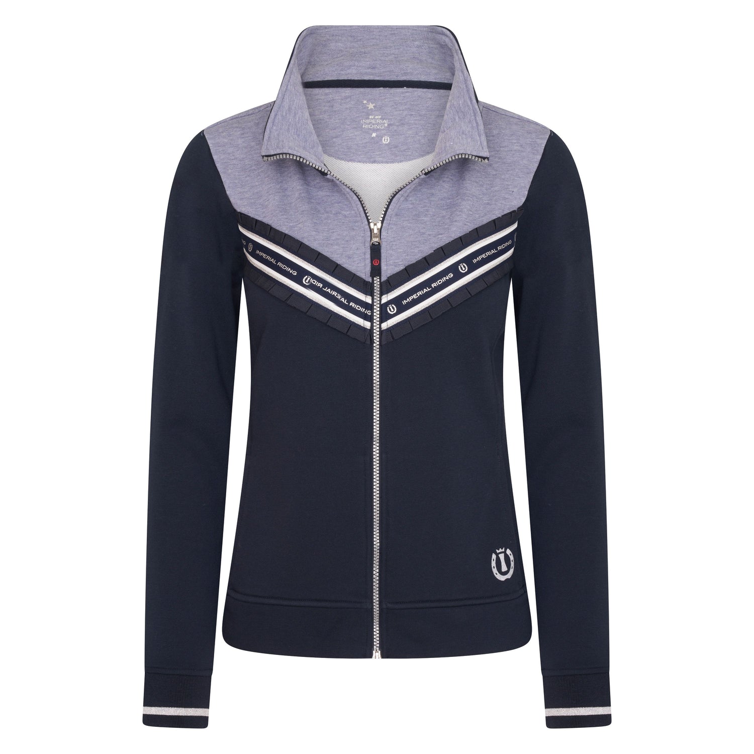 Imperial Riding Lovely Sweat Cardigan #colour_navy
