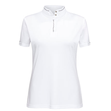 Imperial Riding Rose Ladies Competition Shirt #colour_white-black-stone