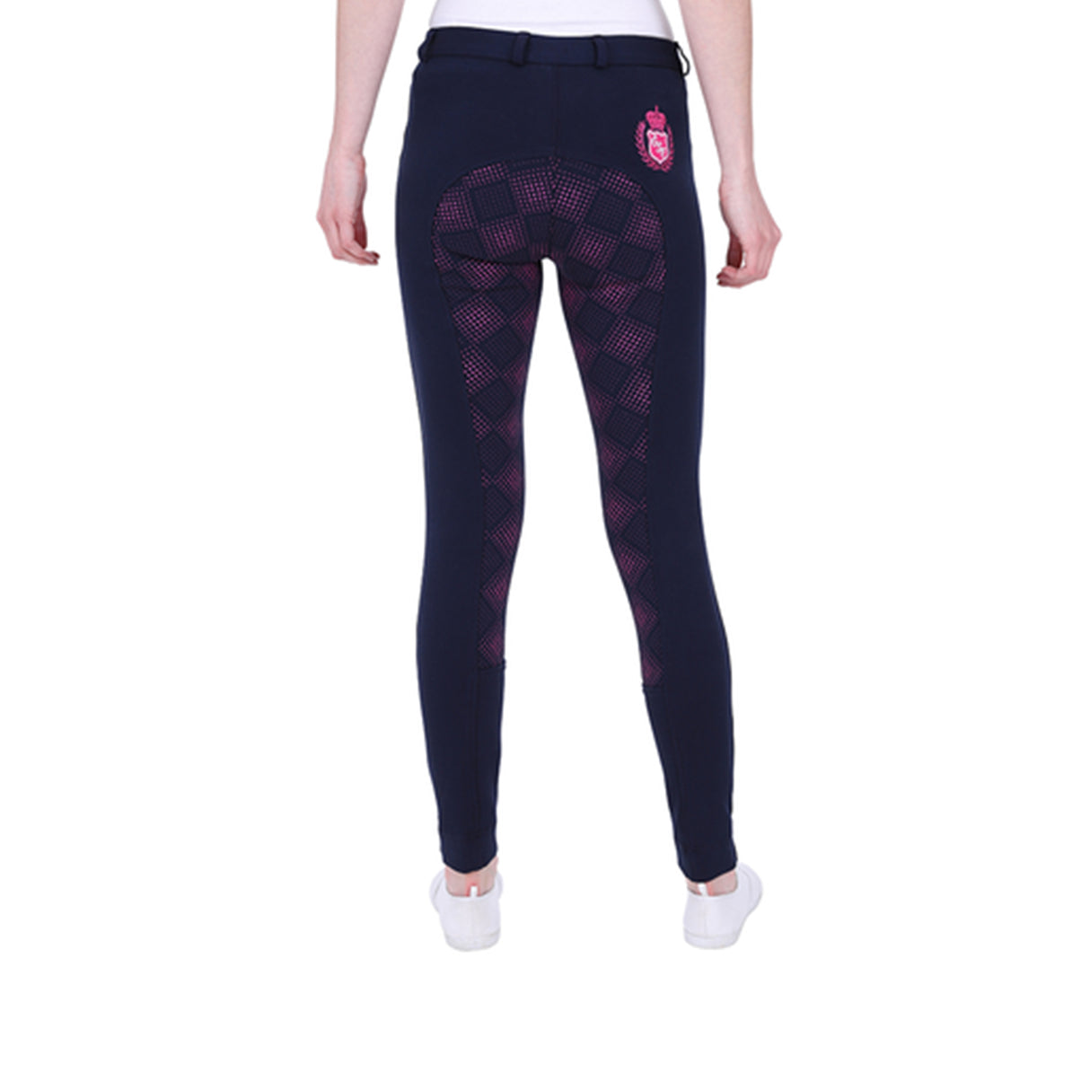Jodhpurs à fond intégral en silicone bicolore GS Equestrian Carol pour femme