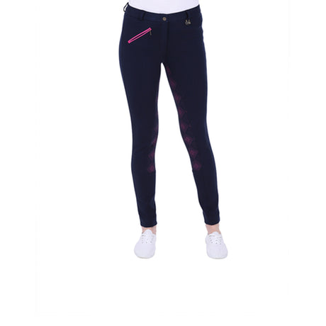 Jodhpurs à fond intégral en silicone bicolore GS Equestrian Carol pour femme