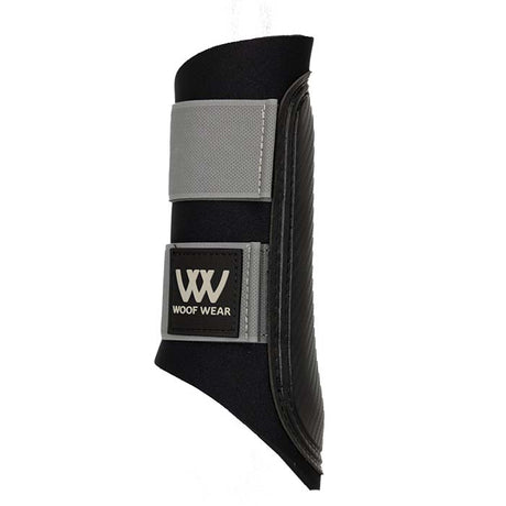 Woof Wear Club Brushing Boot #colour_black-brushed-steel