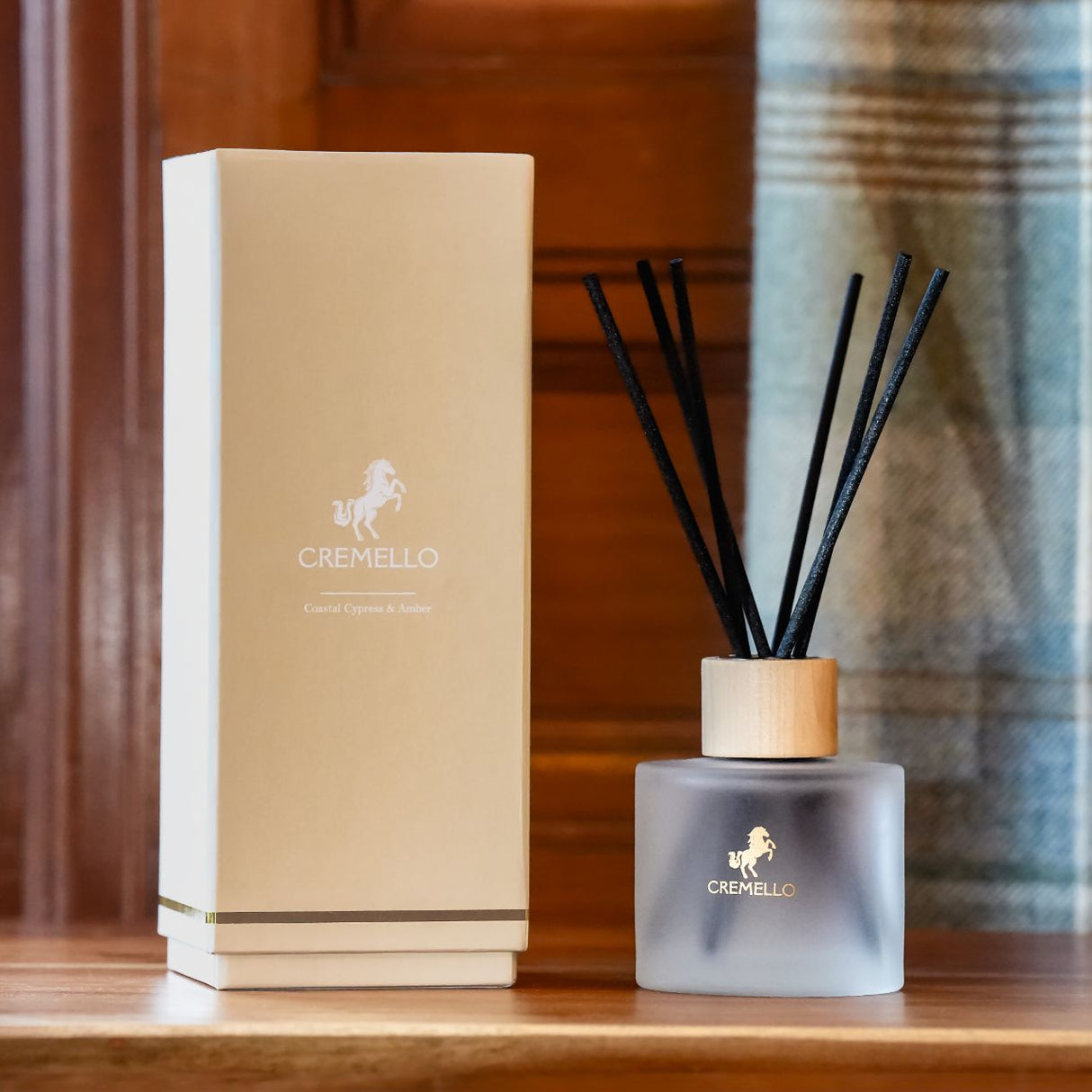 Cremello Coastal Cypress & Amber Diffuser
