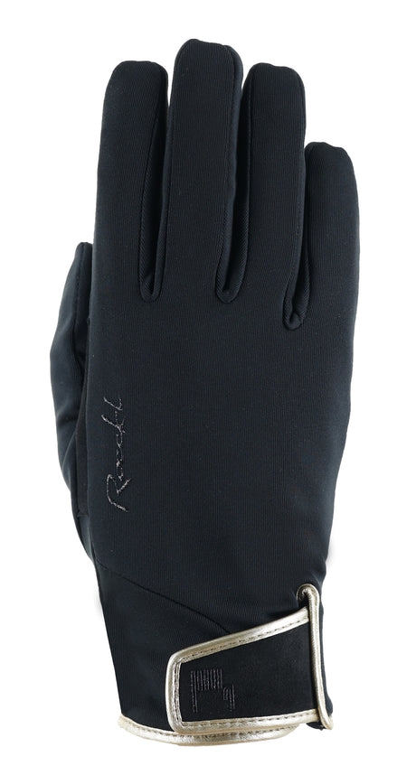Roeckl Hegau Gloves #colour_black-golden-glow