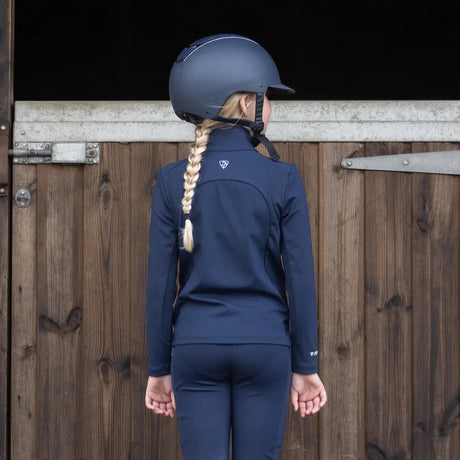 EQUIDRY Children's Water Repellent Base Layer #colour_navy-white