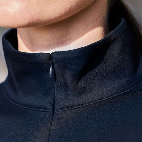 Weatherbeeta Ladies Copper 1/2 Zip Long Sleeve Mid-Layer #colour_navy