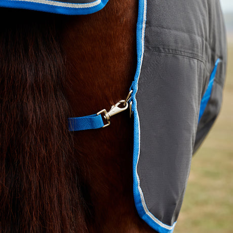 Weatherbeeta Comfitec Tyr Combo Neck Turnout #colour_black-cobalt