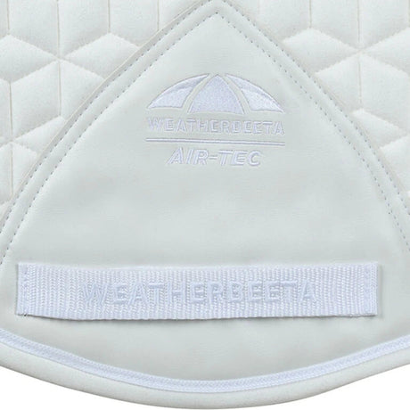 Weatherbeeta Suede Elite Air-Tec All Purpose Saddle Pad #colour_white