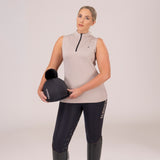 Shires Aubrion Ladies React Sleeveless Base Layer #colour_sand