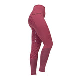 Shires Aubrion Ladies React Rythm Riding Tights #colour_mauve