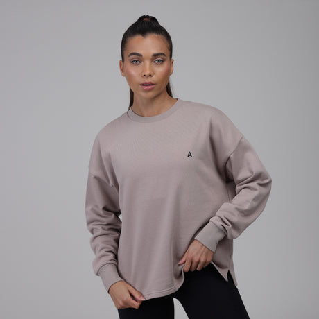 Shires Aubrion Ladies React Sweatshirt #colour_sand