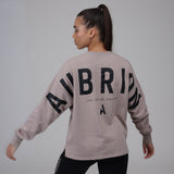 Shires Aubrion Ladies React Sweatshirt #colour_sand