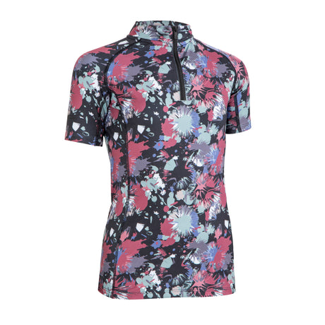 Shires Aubrion Young Rider React Short Sleeve Base Layer #colour_abstract