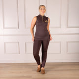 Shires Aubrion Ladies Team Sleeveless Base Layer #colour_umber