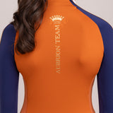 Shires Aubrion Ladies Team Long Sleeve Base Layer #colour_rust