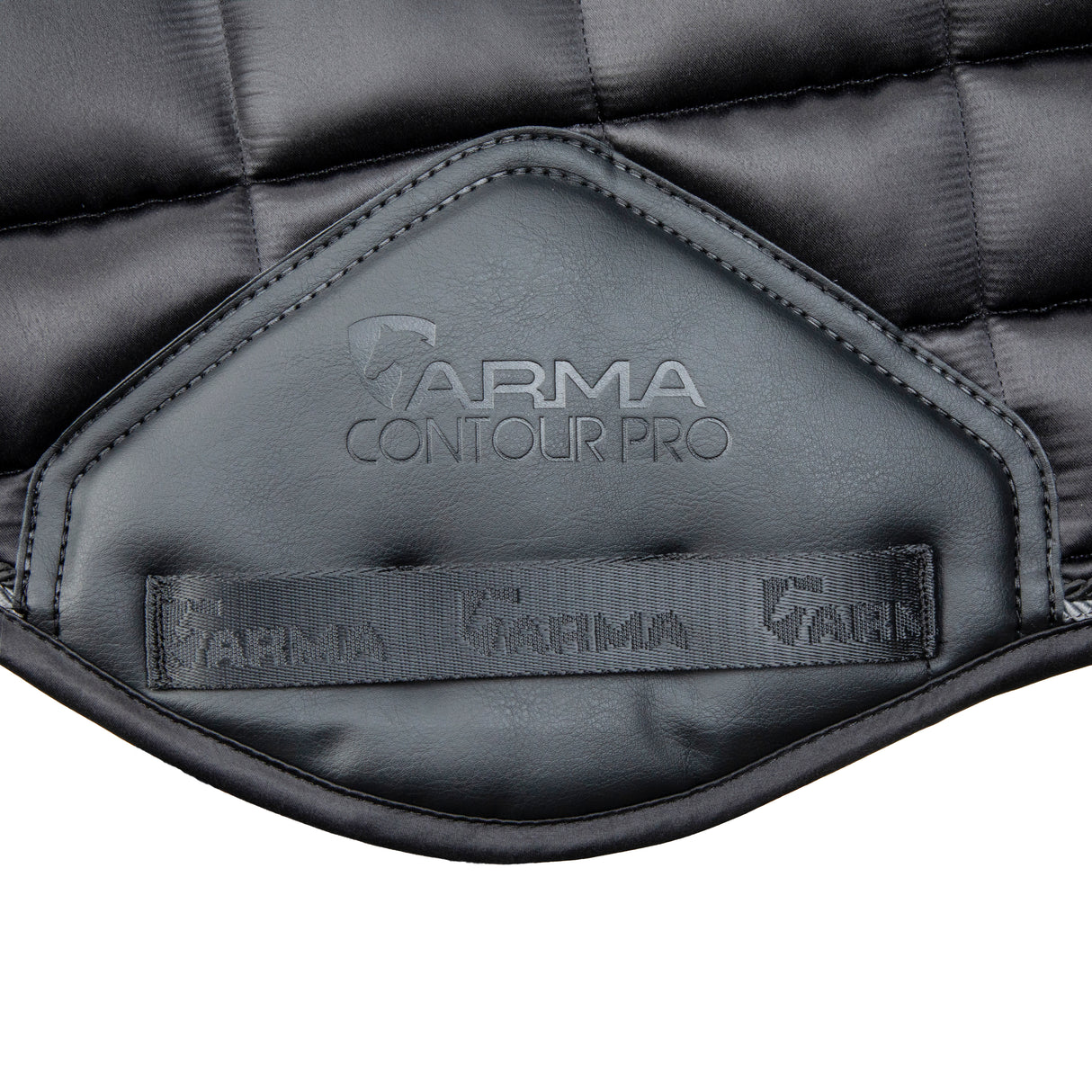 Shires ARMA Eltar Satin Jump Saddlecloth #colour_black