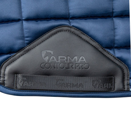 Shires ARMA Eltar Satin Dressage Saddlecloth #colour_navy