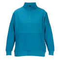 Shires Aubrion React Quarter Zip Sweater #colour_kingfisher