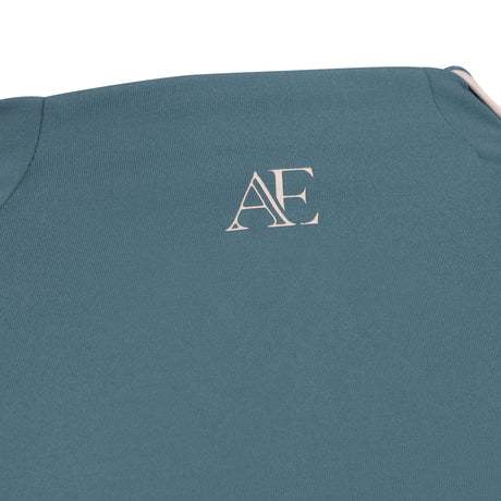 Shires Aubrion Equestrian Long Sleeve Base Layer -Young Rider #colour_thyme
