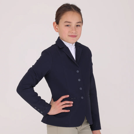 Shires Aubrion Children's Optima-GX Show Jacket #colour_navy