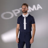 Shires Aubrion Optima MX-FG Breeches - Mens #colour_navy