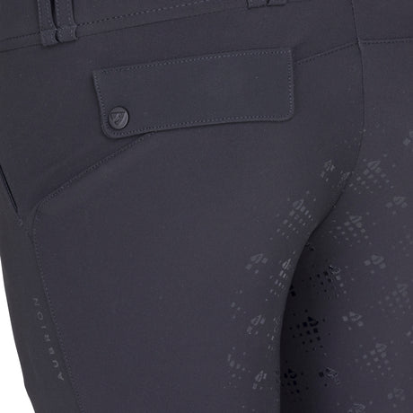 Shires Aubrion Optima MX Breeches - Young Rider #colour_black