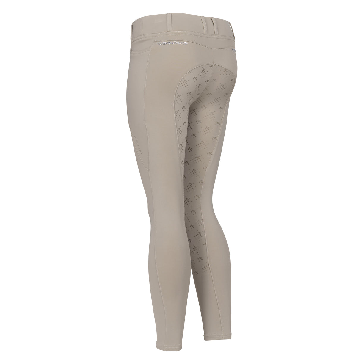 Shires Aubrion Optima LX Riding Tights - Young Rider #colour_beige