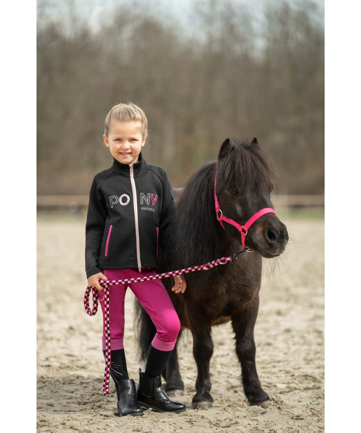 HKM Children's Functional Jacket -Polly- #colour_black