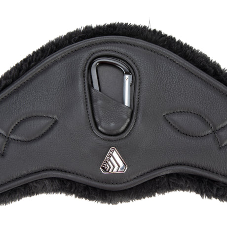 Shires Velociti LUSSO Anatomical SupaFleece Girth #colour_black