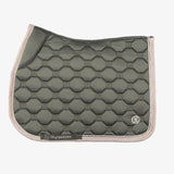 PS of Sweden Vintage Monogram Jump Saddle Pad #colour_mist-green