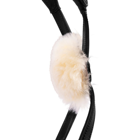 Shires Velociti LUSSO Elite Grackle Noseband #colour_black