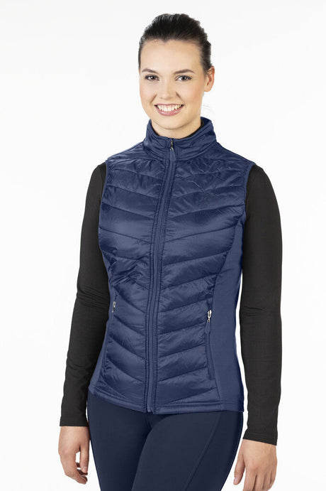HKM Jersey/Nylon Vest -Basel II- Style #colour_deep-blue