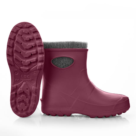 LBC Ladies Ultralight Ankle Boots #colour_burgundy