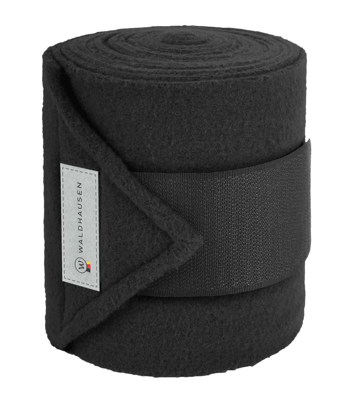 Waldhausen Basic Fleece Bandages Set #colour_black-black