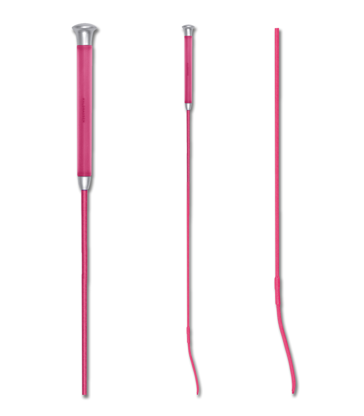 Waldhausen Dressage Whip With Gel Handle #colour_pink